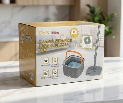 Denx - Clean &amp; Separate Square Bucket Mop