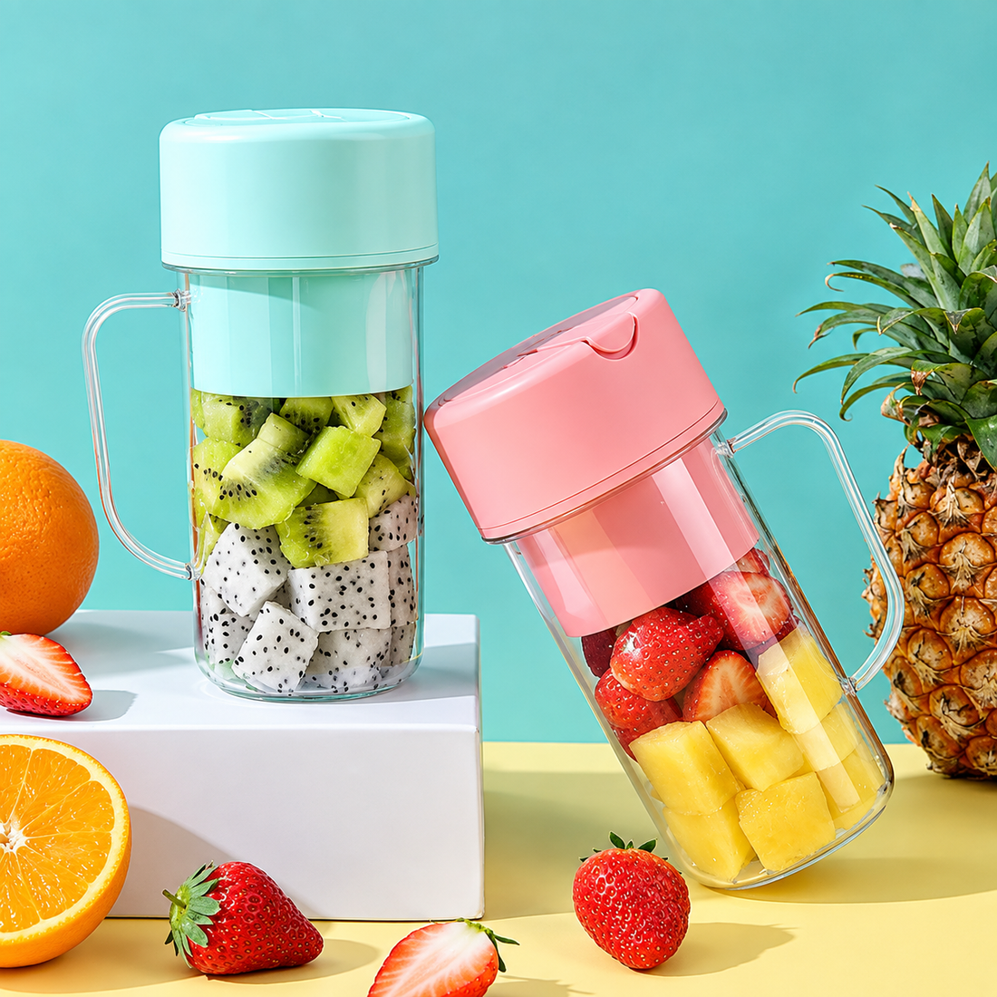Portable Juicer Blender 6 blades 420ml
